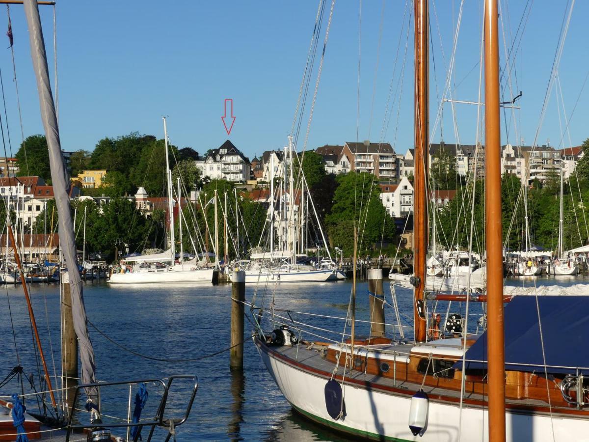 Stadtvilla Mit Hafenpanorama Flensbourg Extérieur photo